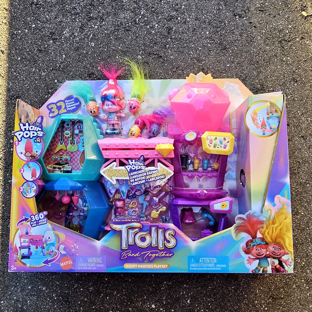 Trolls Hair Pops Playset - Bright Colors